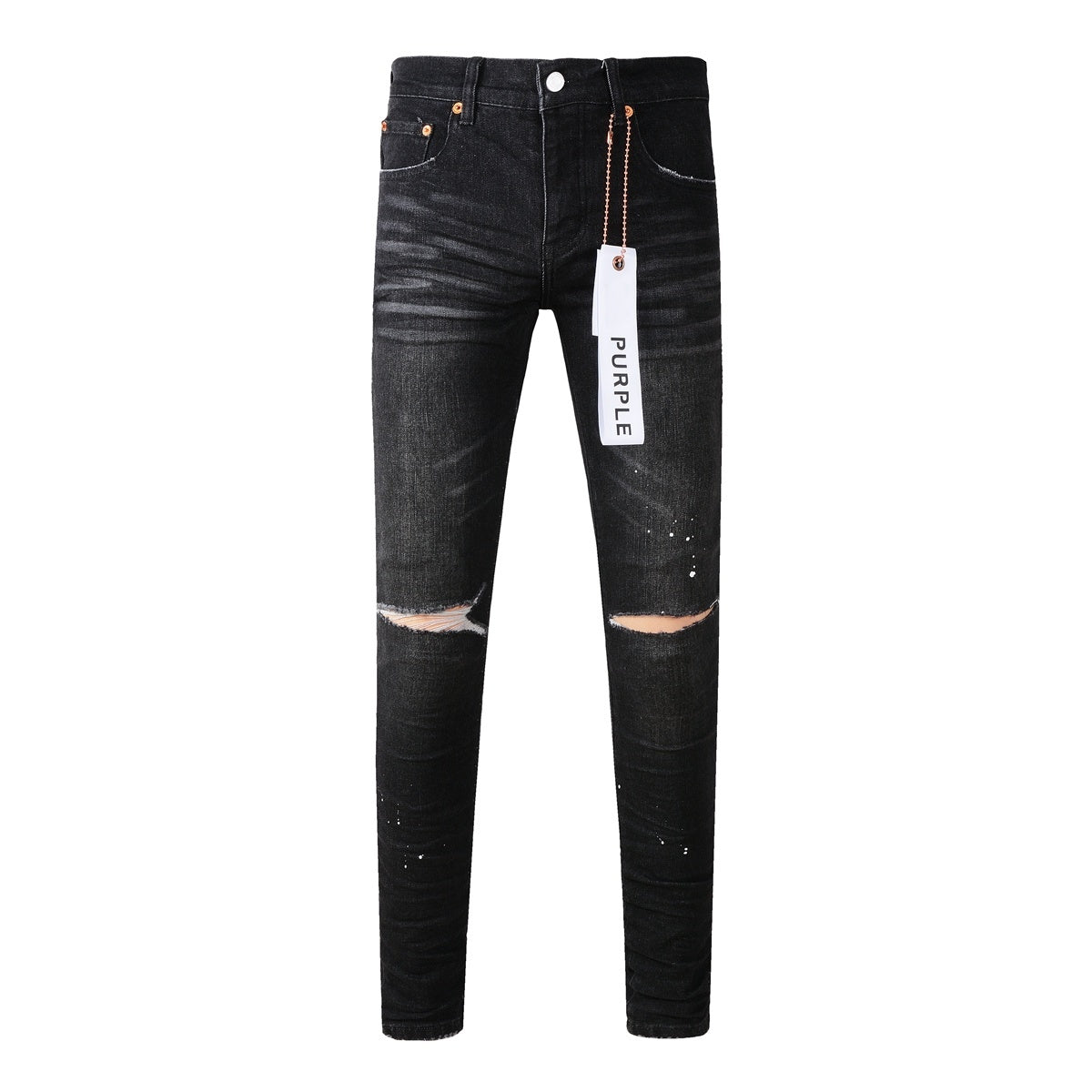 Distressed Destroyed Slim Fit Denim Jeans – Perfect for Street Style