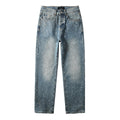 Men's Blue Baggy Jeans with Street Style Design