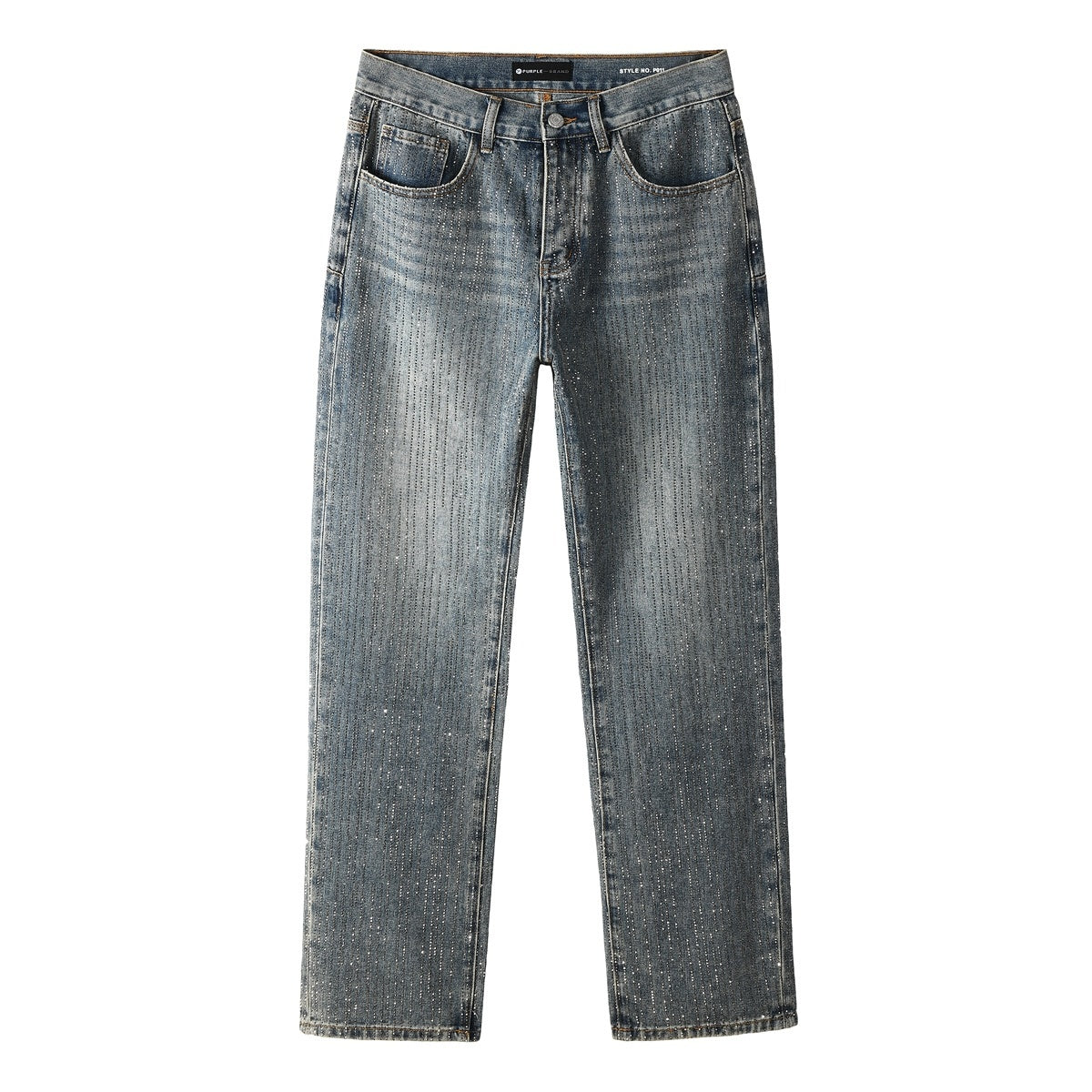 Washed Blue Baggy Jeans - Loose Ripped Denim | Trendy Streetwear Jeans