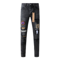 Ksubi Style Vanwinkler Patchwork Distressed Skinny Jeans