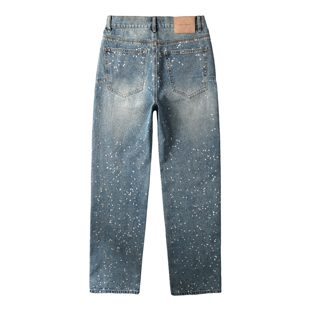Men's Blue Baggy Jeans with Street Style Design