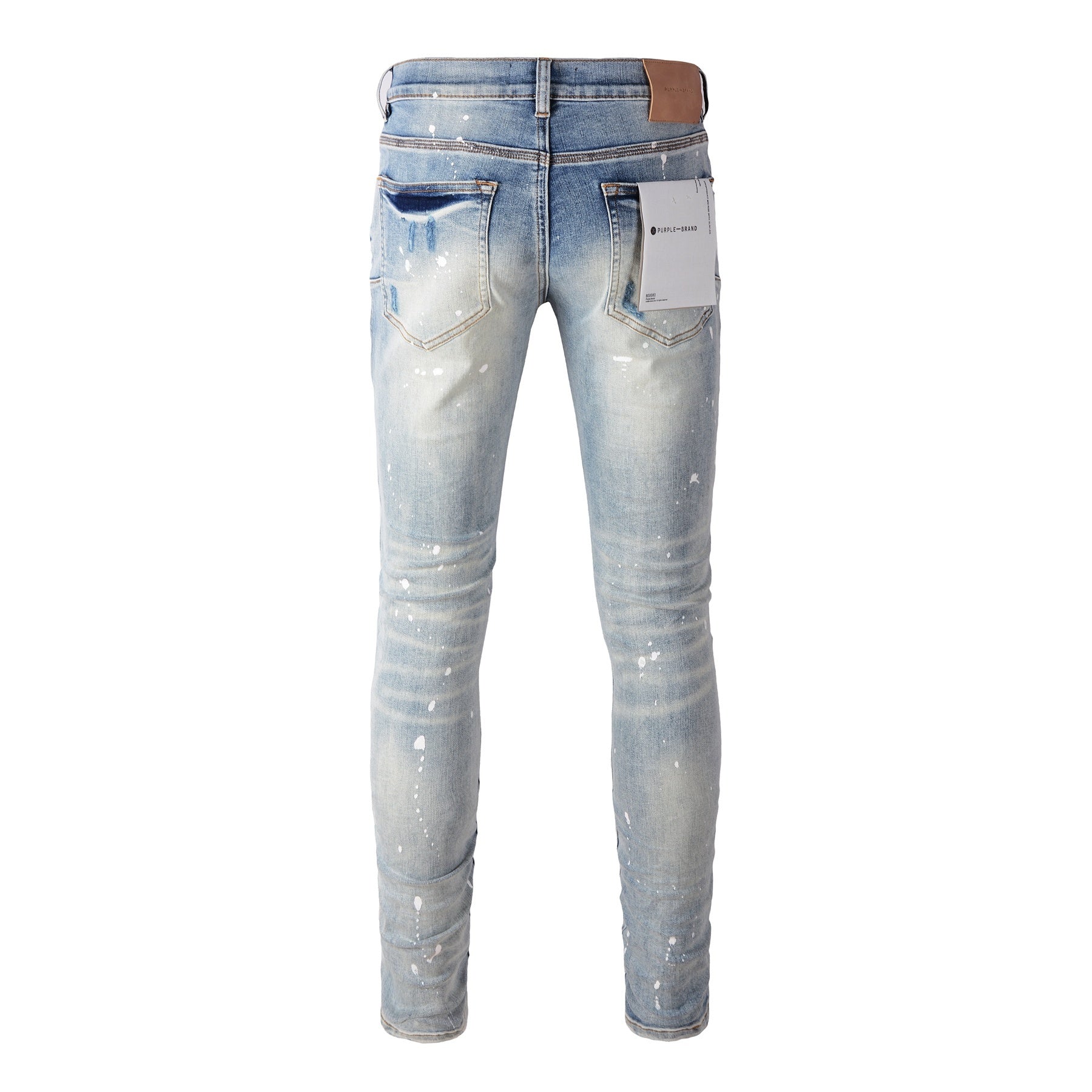 Slim Fit High Street Ripped Distressed Denim Jeans For Men