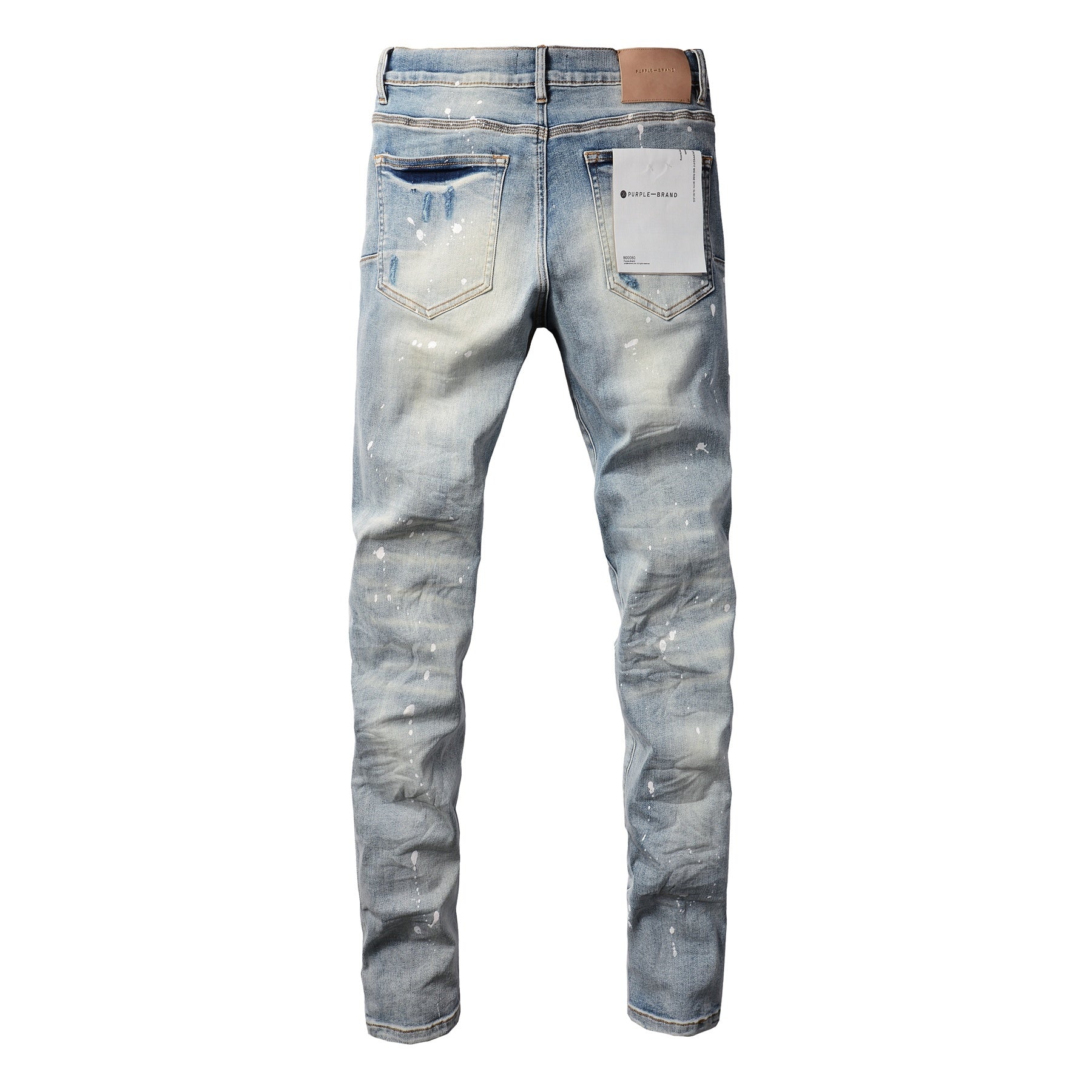 Slim Fit High Street Ripped Distressed Denim Jeans For Men