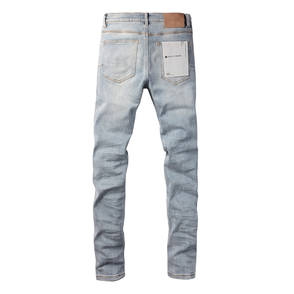 Men’s Best Distressed Holes Slim Fit Jeans for Urban Streetwear