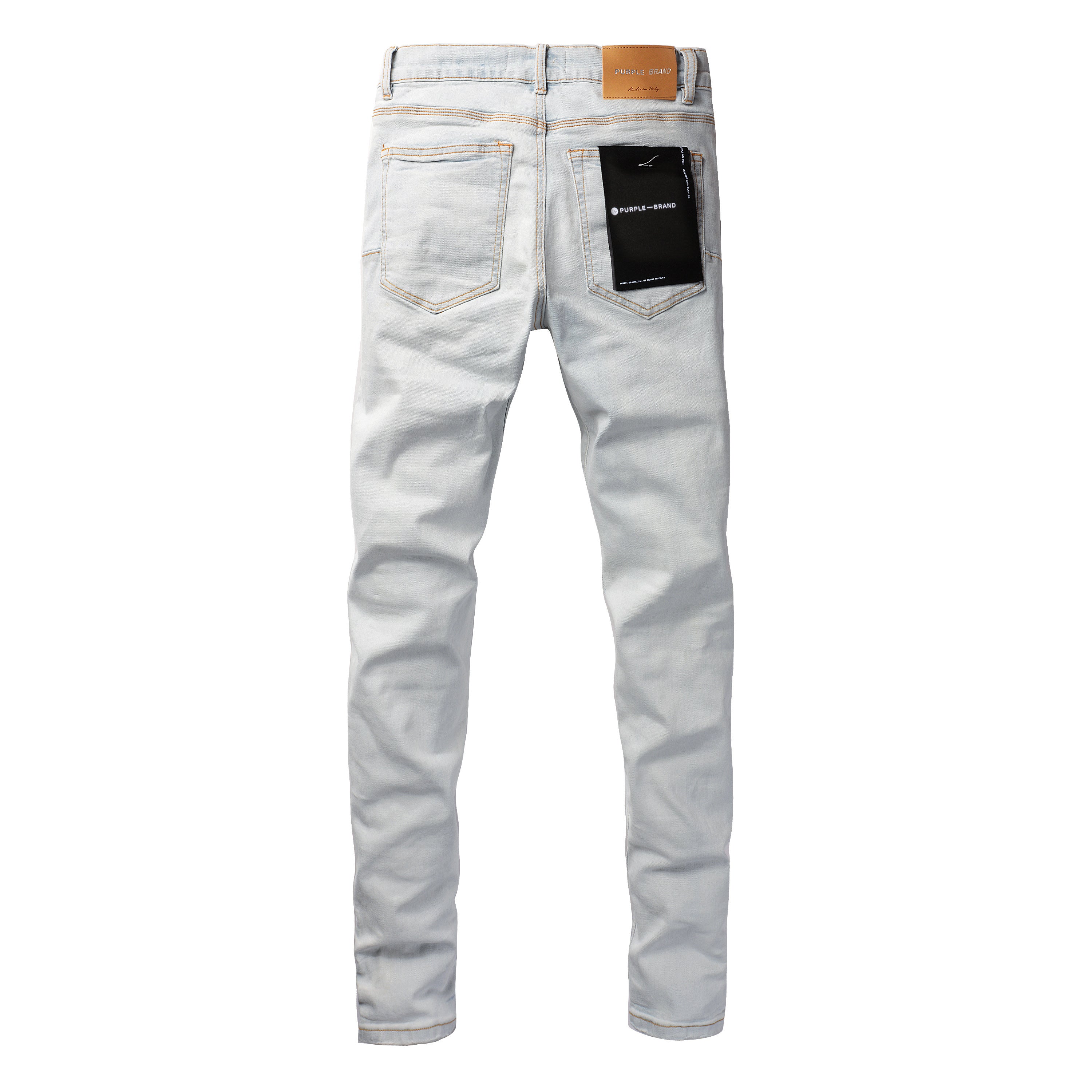 Men's Shop Street Style Slim Fit Ripped Denim Blue Jeans – Stretch Denim