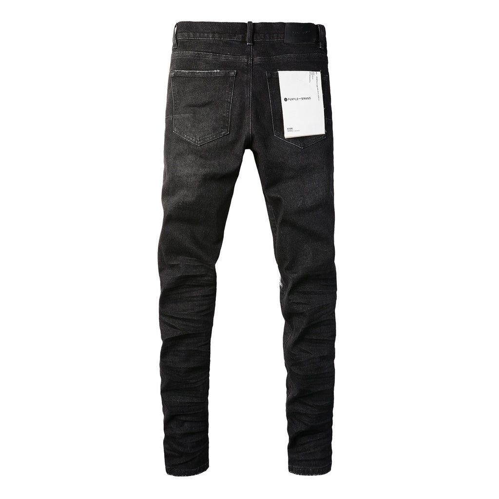 Distressed Destroyed Slim Fit Denim Jeans – Perfect for Street Style