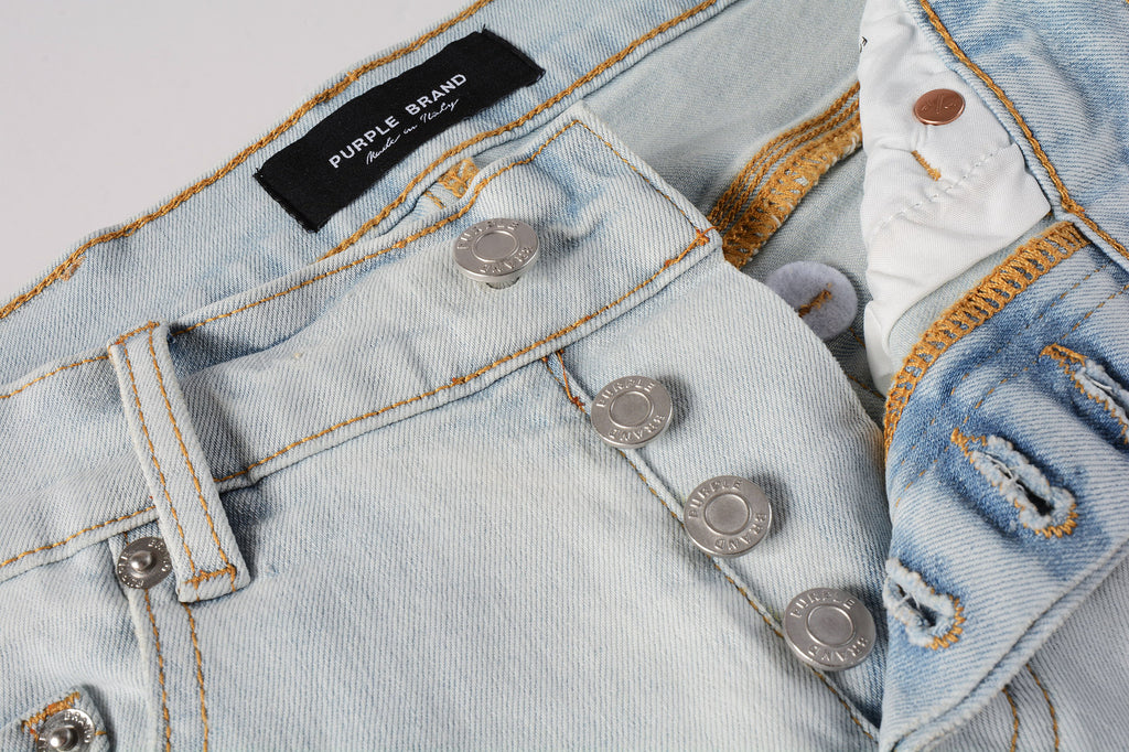 Men's Shop Street Style Slim Fit Ripped Denim Blue Jeans – Stretch Denim