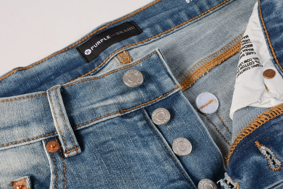 Street Style Distressed Denim Slim Fit Ripped Jeans