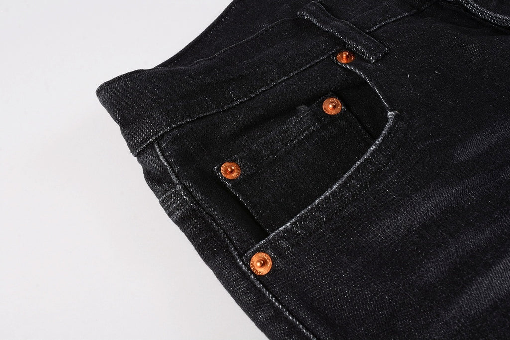 Distressed Destroyed Slim Fit Denim Jeans – Perfect for Street Style