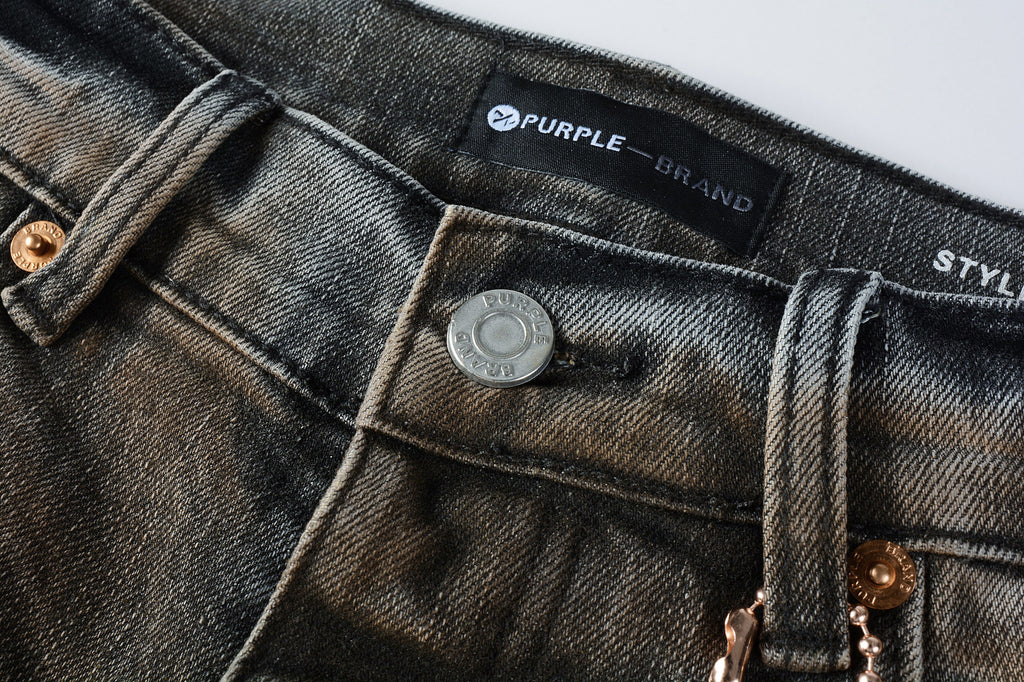 Men's Distressed Dirty Damaged Holes Stretch Slim Fit Ripped Jeans