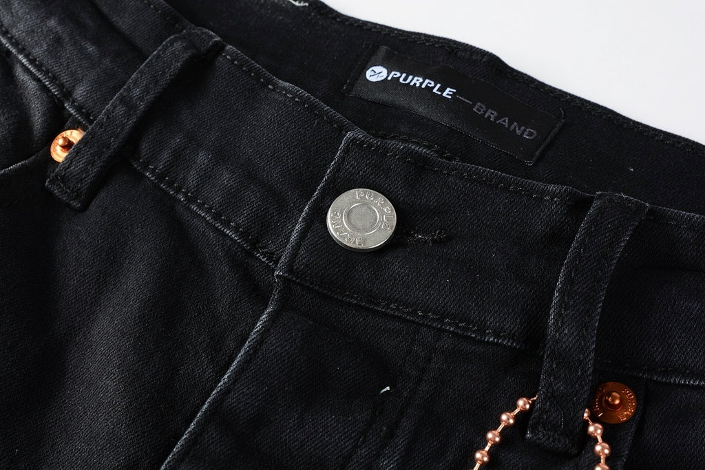 Street Style Slim Fit Ripped Denim Jeans For Men