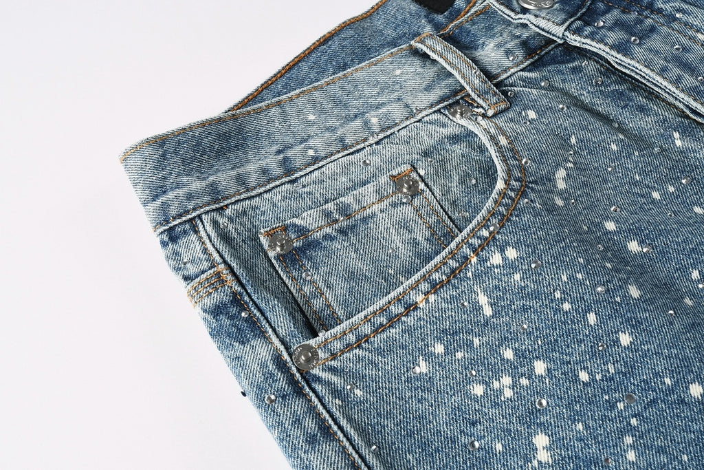 Men's Blue Baggy Jeans with Street Style Design