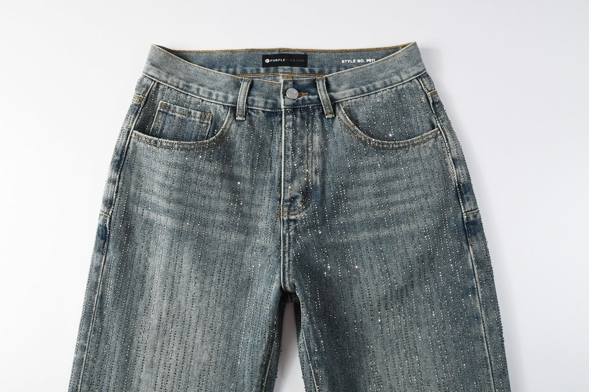 Washed Blue Baggy Jeans - Loose Ripped Denim | Trendy Streetwear Jeans