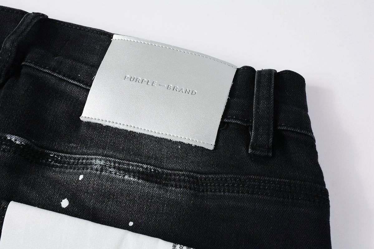 Street Style Slim Fit Ripped Denim Jeans For Men
