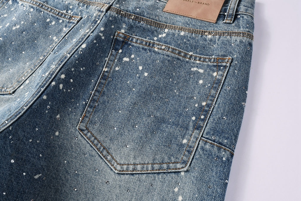 Men's Blue Baggy Jeans with Street Style Design
