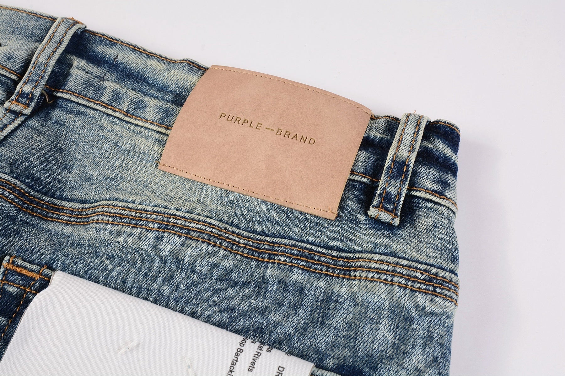 Men's Distressed Light Blue Patchwork Stretch Slim Fit Ripped Denim Jeans