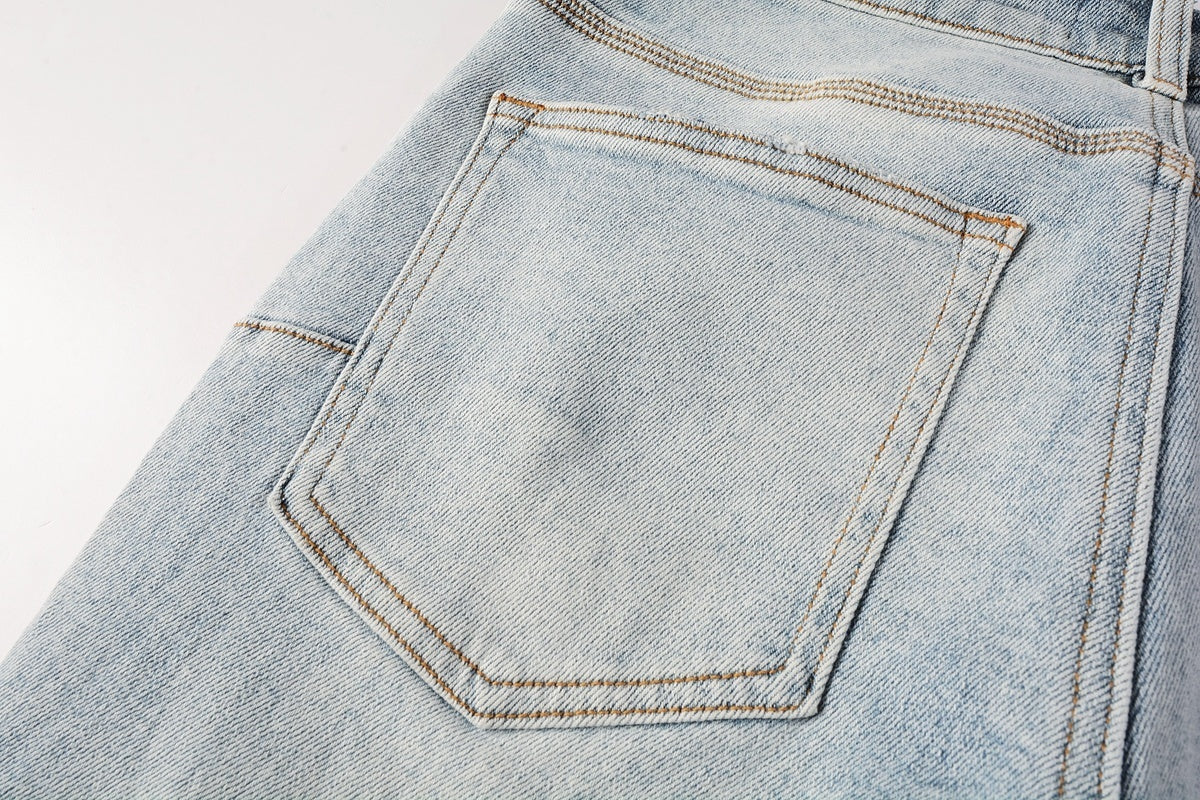 Men’s Best Distressed Holes Slim Fit Jeans for Urban Streetwear