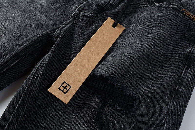 Ksubi Style Vanwinkler Patchwork Distressed Skinny Jeans