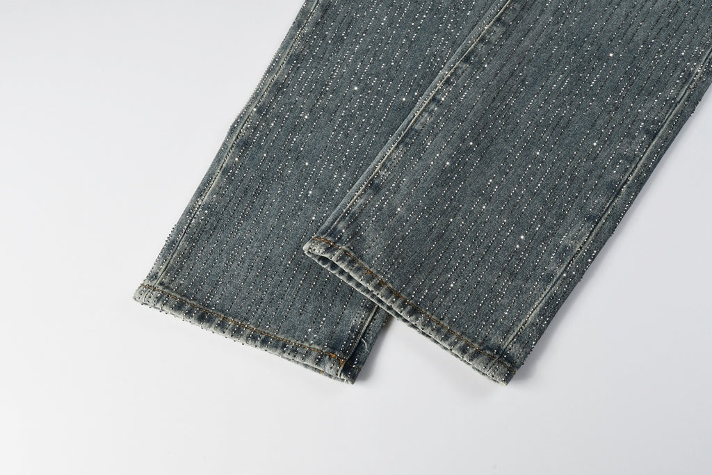 Washed Blue Baggy Jeans - Loose Ripped Denim | Trendy Streetwear Jeans