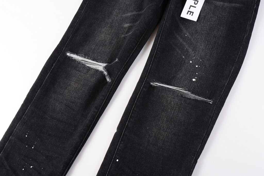 Distressed Destroyed Slim Fit Denim Jeans – Perfect for Street Style