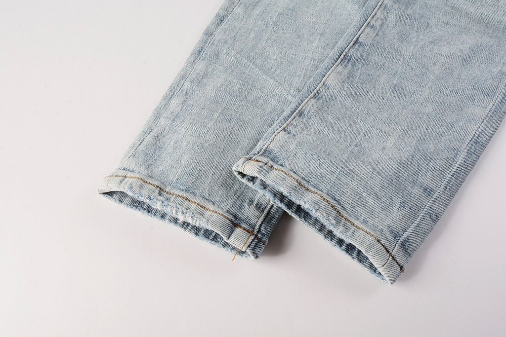 Men’s Best Distressed Holes Slim Fit Jeans for Urban Streetwear