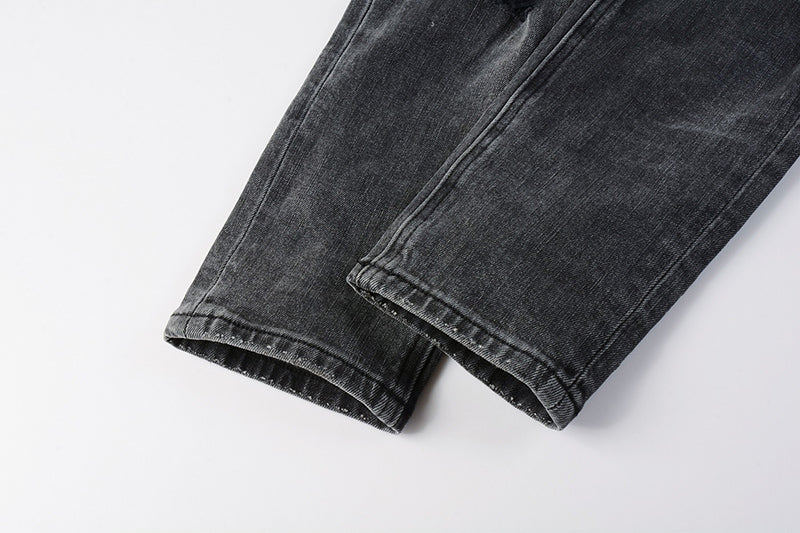 Ksubi Style Vanwinkler Patchwork Distressed Skinny Jeans