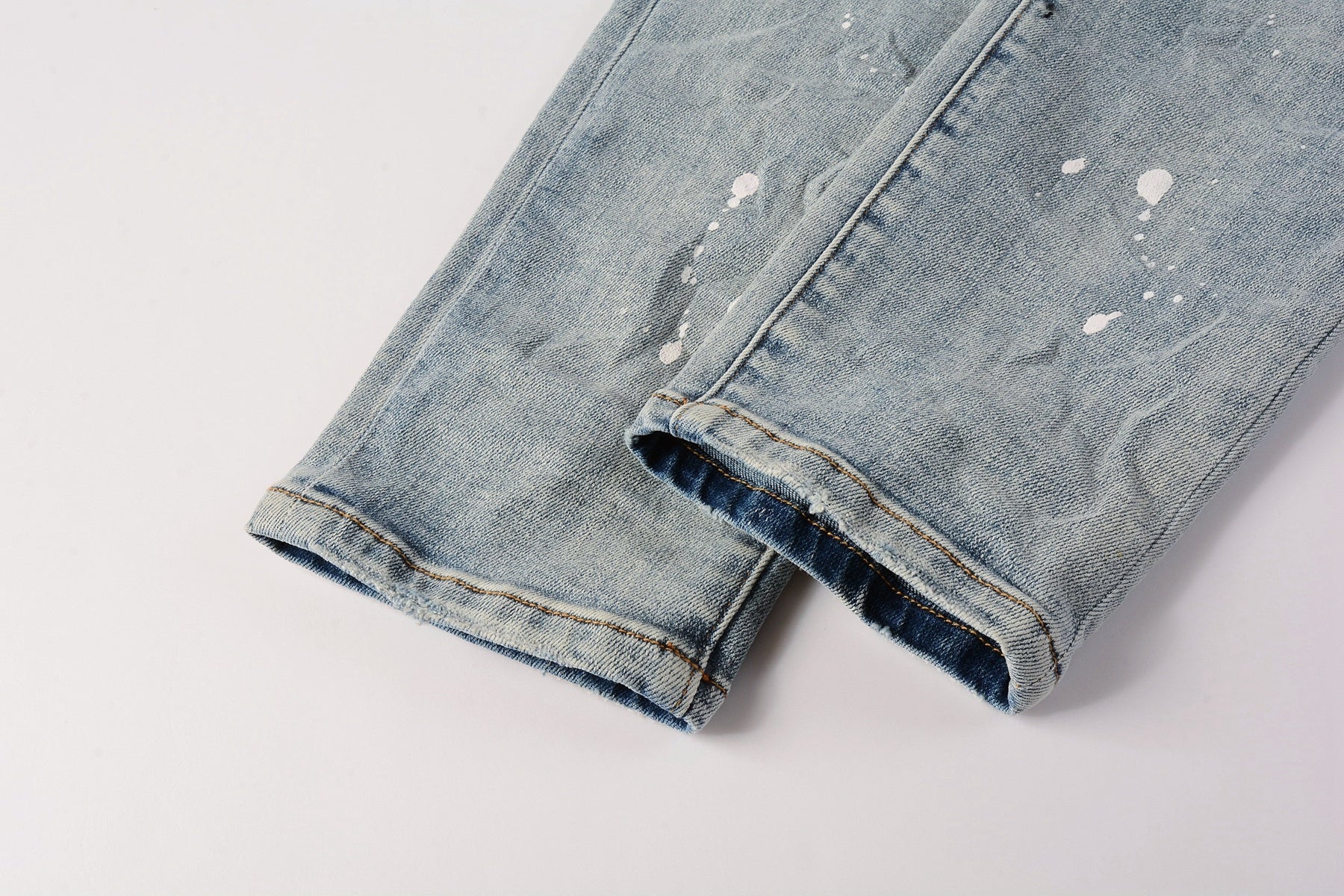 Slim Fit High Street Ripped Distressed Denim Jeans For Men